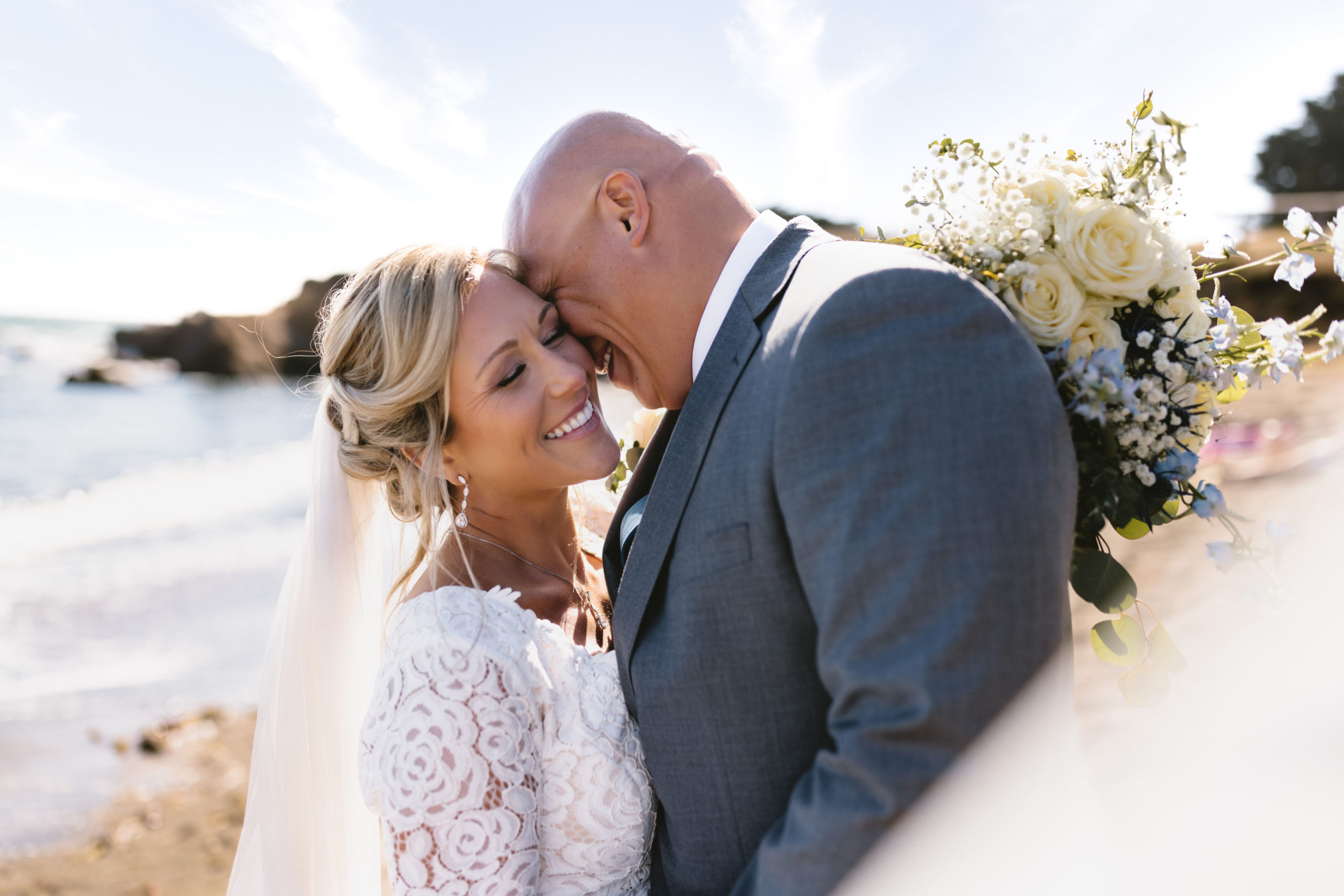 A Golden Hour & Romantic Beach Wedding Day At Oceanpoint Ranch
