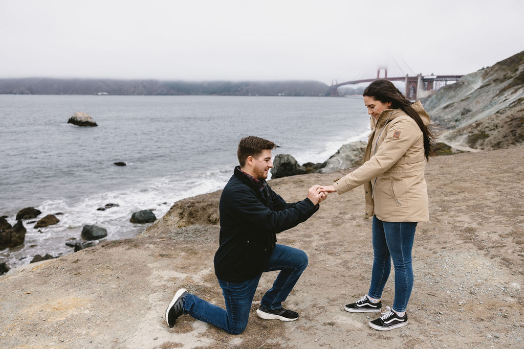 Surprise proposal after planning for engagement