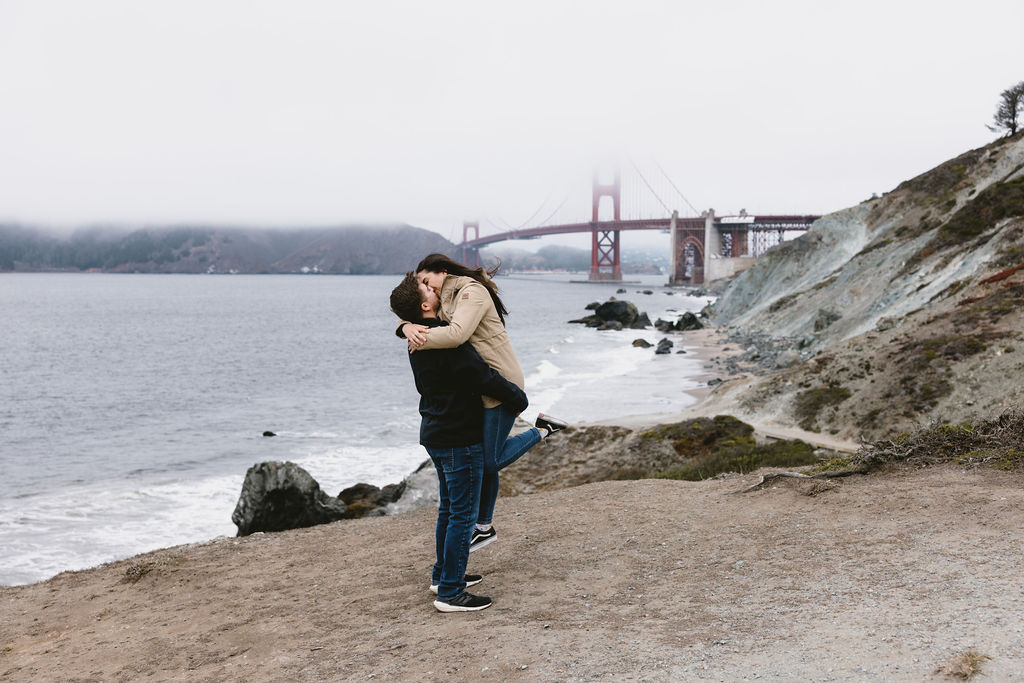 Newly engaged couples engagement photoshoot