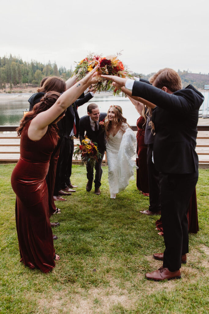 California wedding party photos - elopement vs wedding