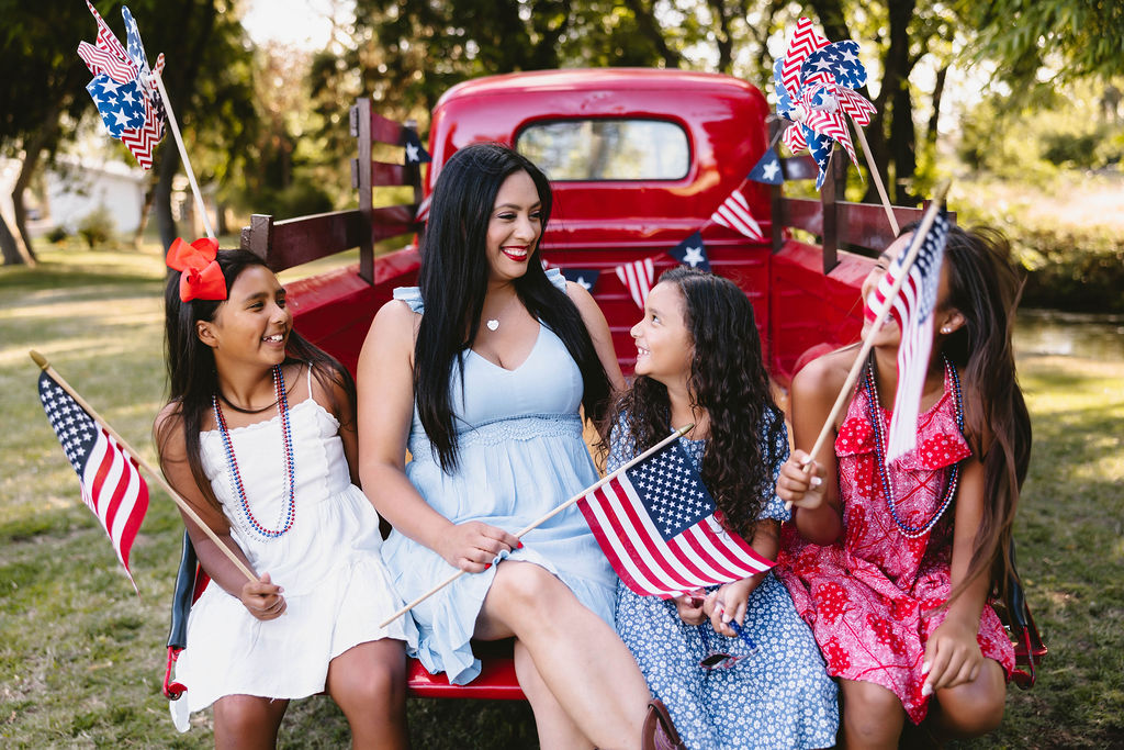 4th Of July Photoshoot Ideas - Captured by Fresno Photographer Alyssa Michle Photo
