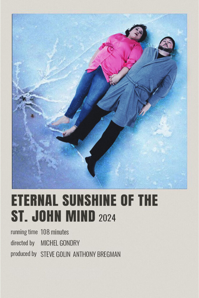 Eternal Sunshine of The Spotless Mind movie cover engagement session remake