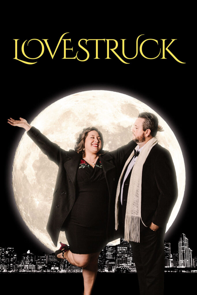 MoonStruck movie cover Engagement Couple Photo Session