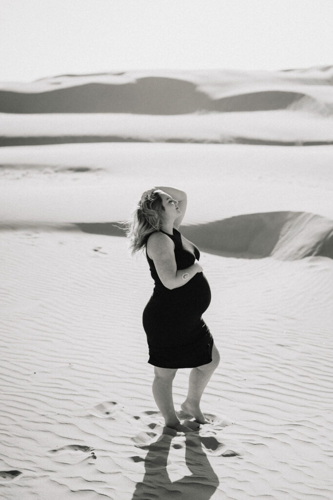 Pismo Beach Dune maternity sessioncaptured by Alyssa Marie Photo - Pismo Beach CA Photographer
