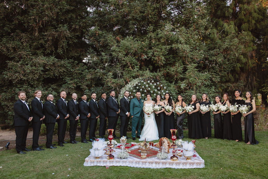 Fresno California wedding photos - Bridal Party