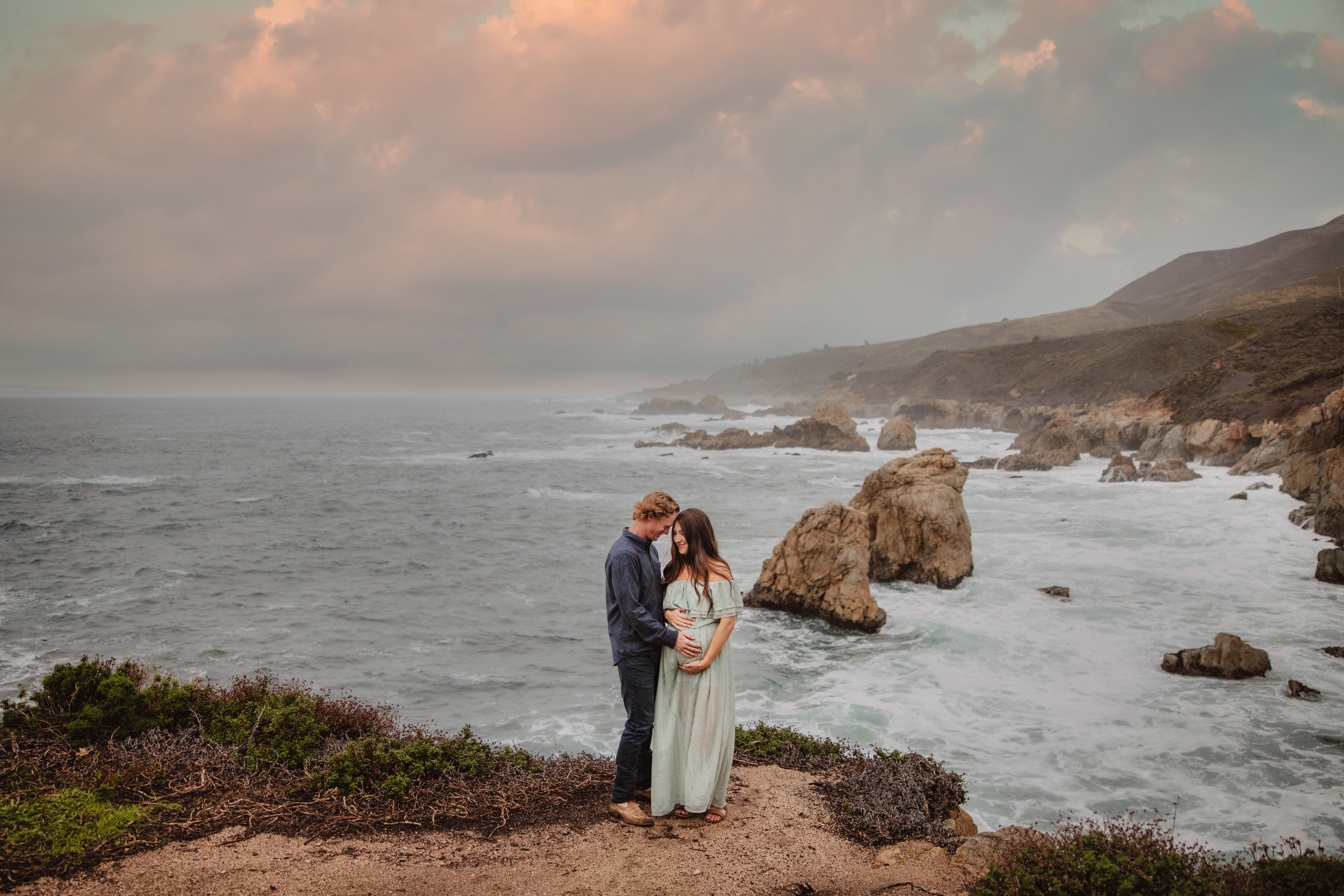 Brittany and Colby's Experience During Their Dreamy Big Sur Maternity Photos