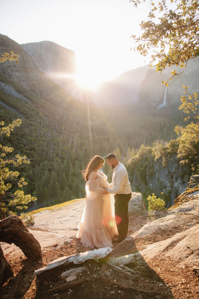 couple posing for a session outdoors
