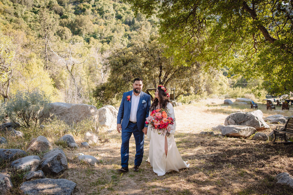 a wedding photoshoot in three rivers california