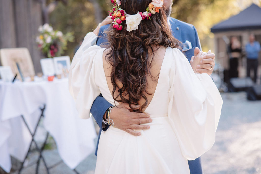 an outdoor wedding at a ranch in california
