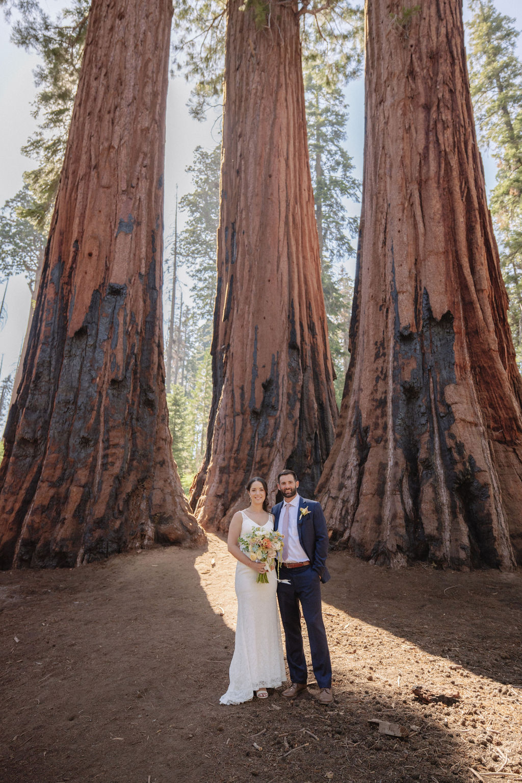 Couple having a first look in sequoia national park 
Top 5 reasons to elope in sequoia national park